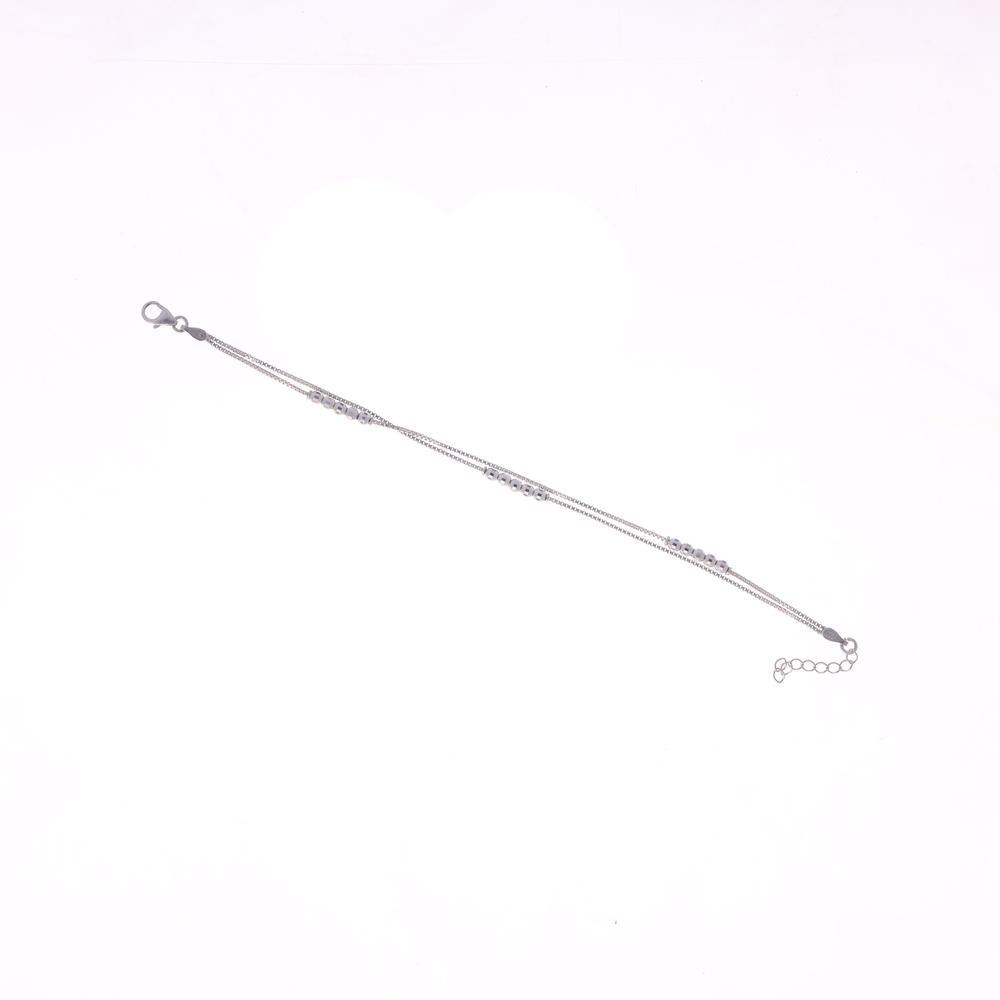Bold and Beautiful stacked bracelet in 925 silver