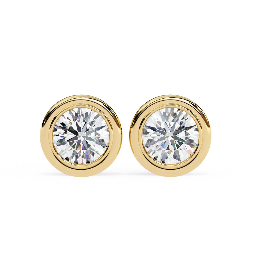 Original Basel Solitaire Stud Earrings