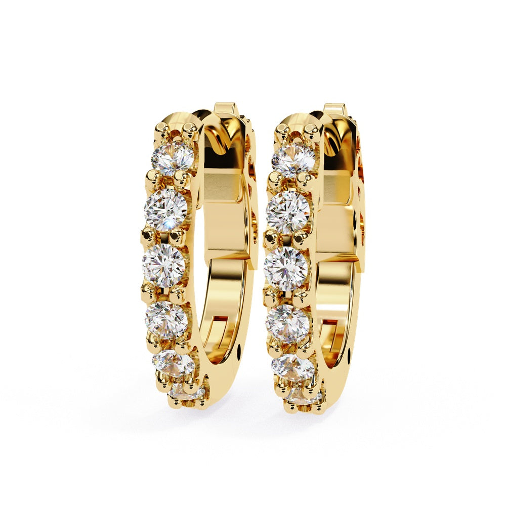 Evergreen Diamonds Hoops
