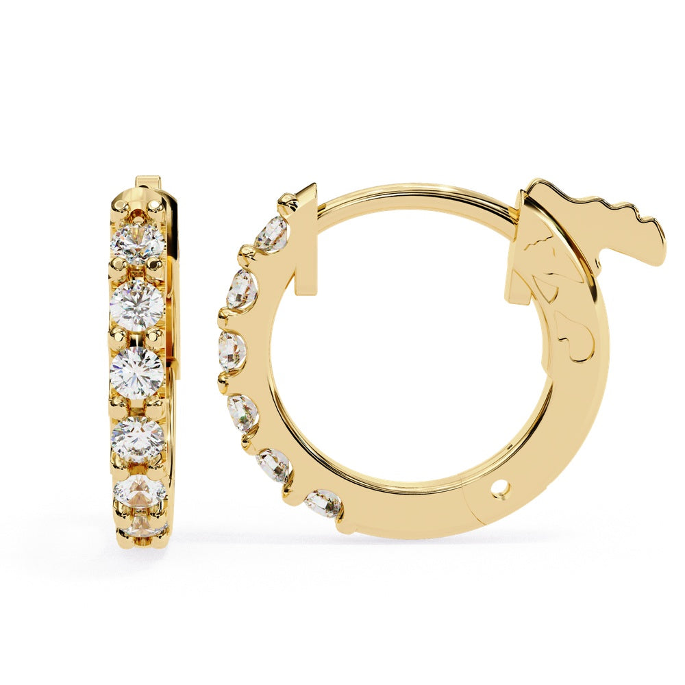 Evergreen Diamonds Hoops