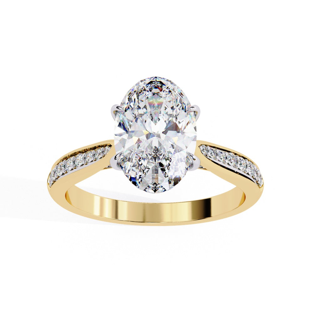 Margaret Oval Solitaire Ring