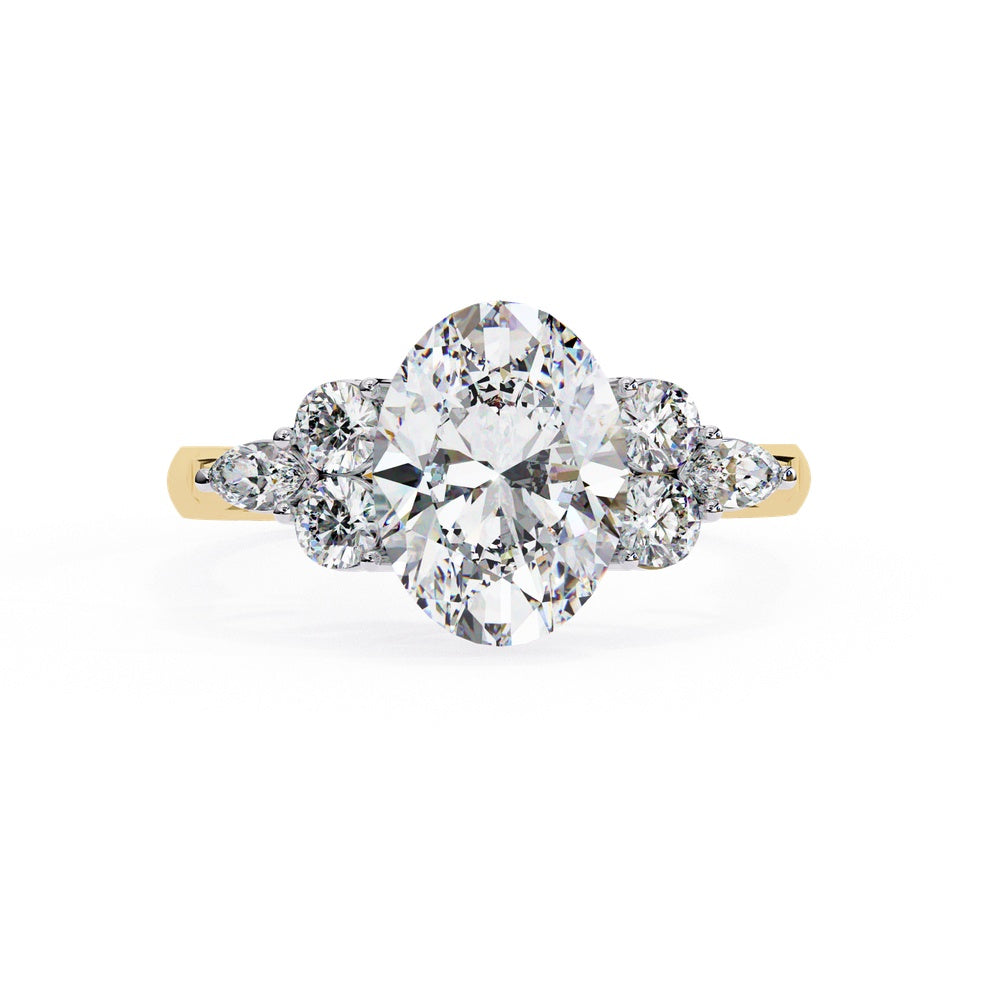 Victorian OVAL Solitaire Ring