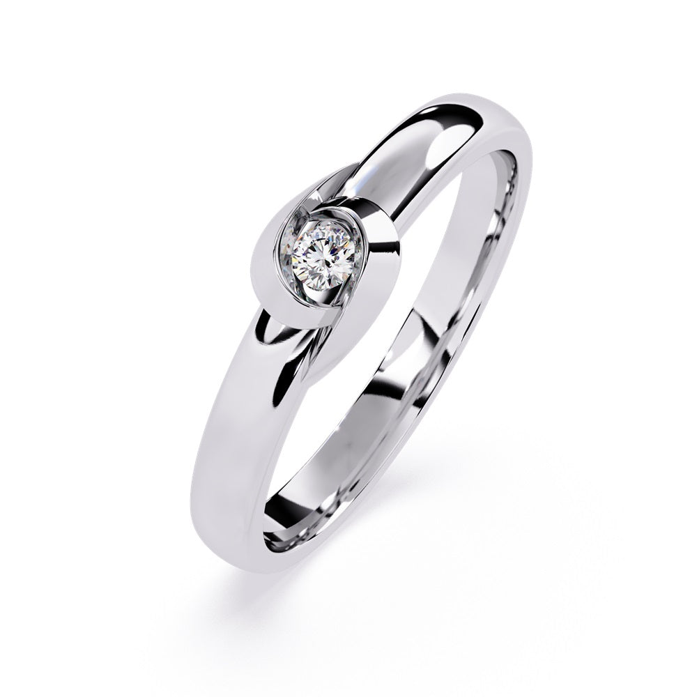 Two stunning rose gold wedding bands, each set with diamonds, embodying the love shared by a couple.