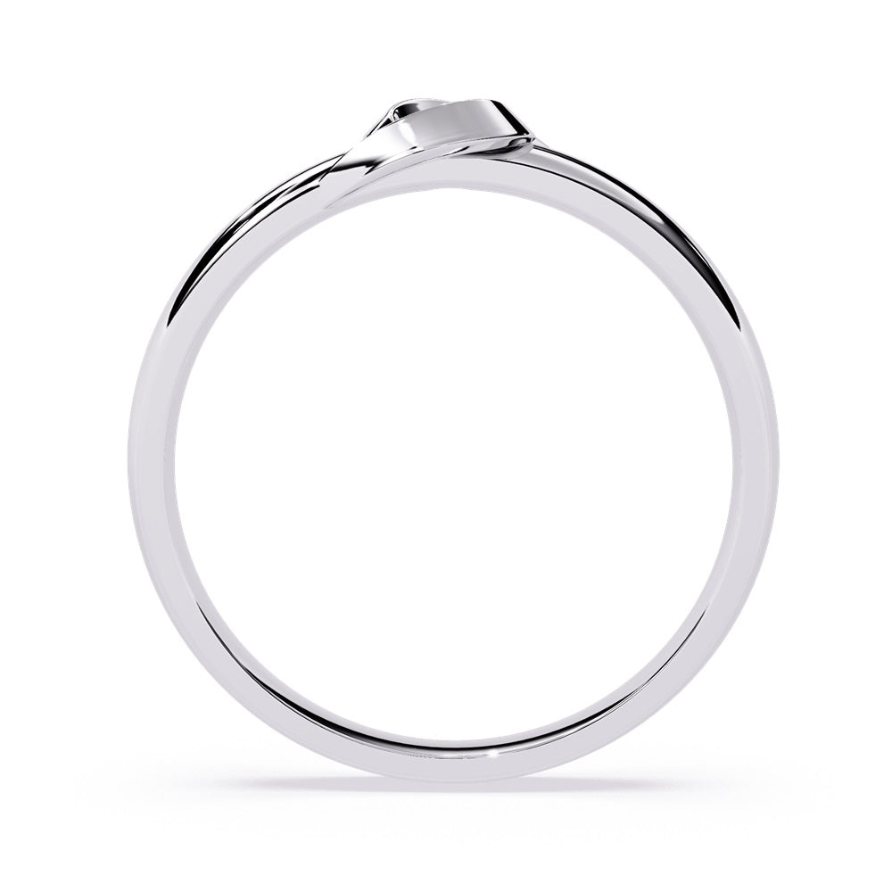 Two stunning rose gold wedding bands, each set with diamonds, embodying the love shared by a couple.