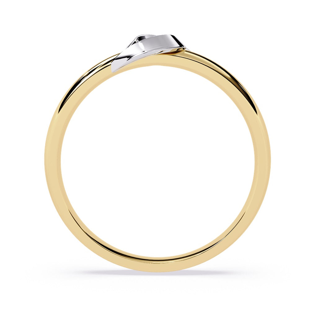 Two stunning rose gold wedding bands, each set with diamonds, embodying the love shared by a couple.