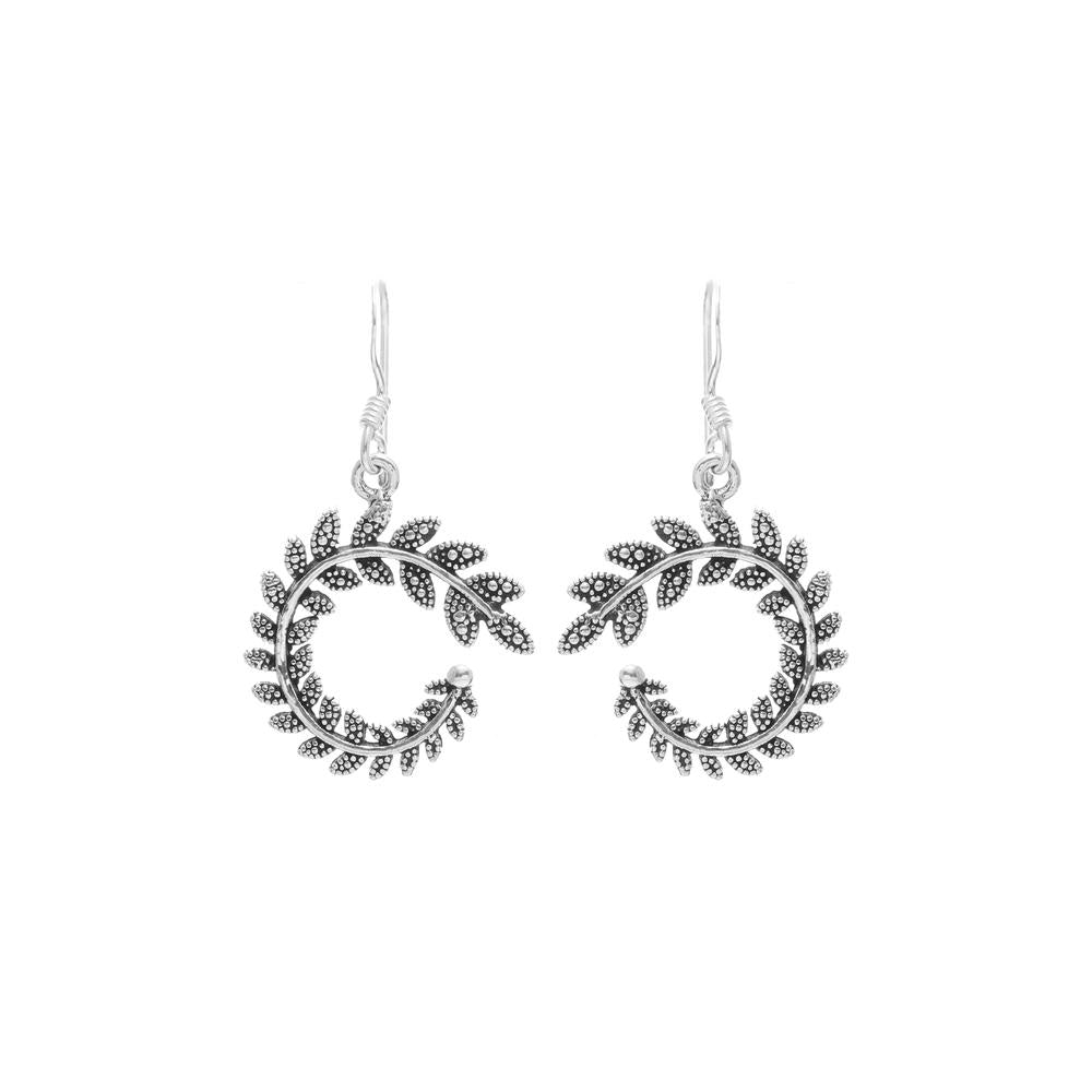 Greek Magic drop Earrings in 925 silver