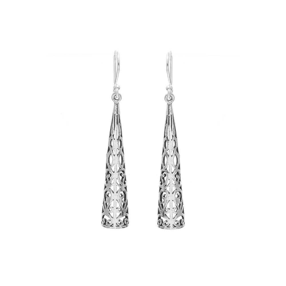 Charming Conicle drop Earrings in 925 silver
