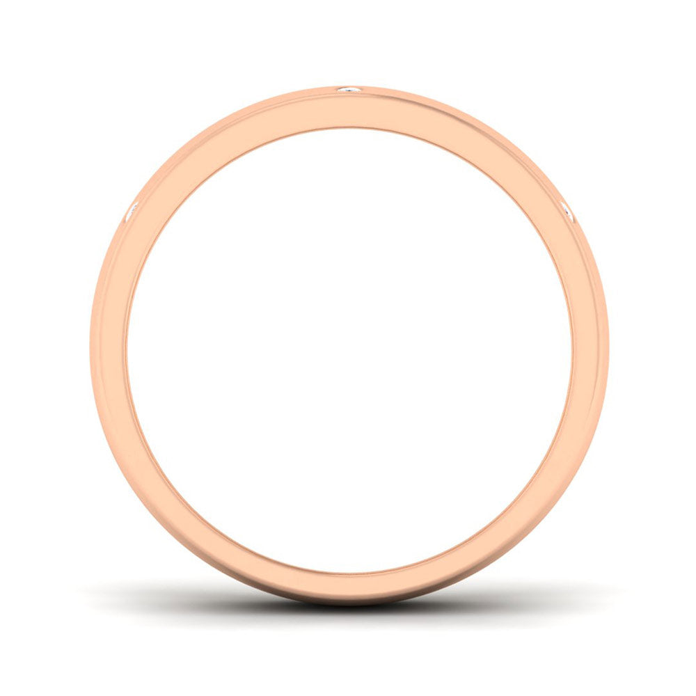 Experience elegance with the Niraa Odessey Diamond Ladies Ring. This ring features a gold and rose gold band adorned with small diamonds, exuding a dazzling sparkle perfect for any occasion.