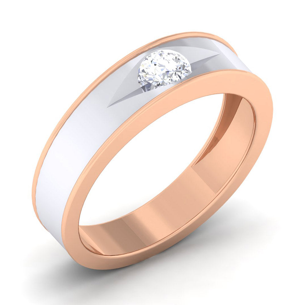 The Cara Diamond Solitaire Ring by Niraa exudes luxury with its marquise-cut diamond set in either white gold or platinum, creating a stunning contrast against the rose gold band. This exquisite piece epitomizes fine craftsmanship and elegant design.