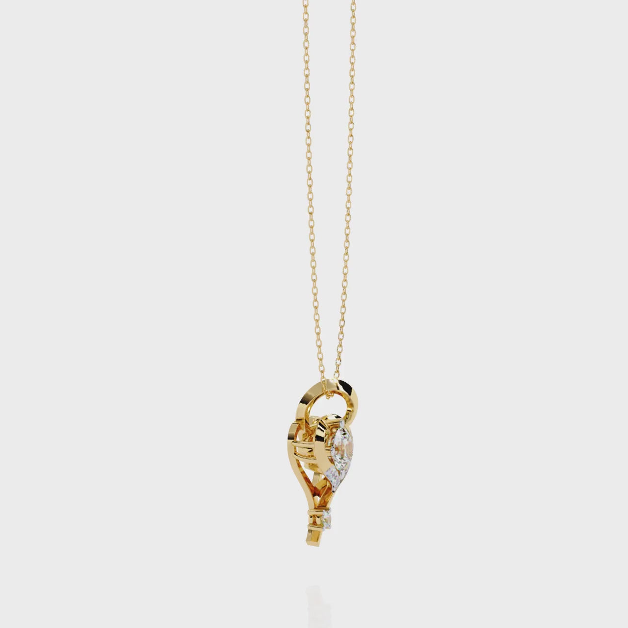 Cherished Moments Diamond Solitaire Pendant