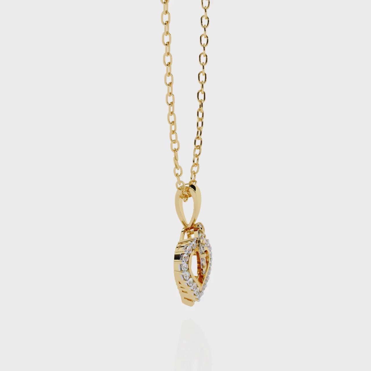 Heart Treasure Diamond Pendant