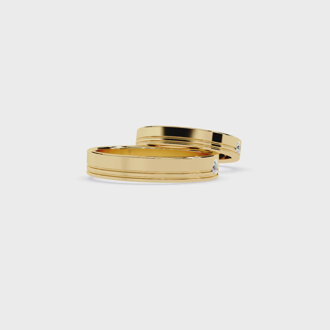 Vows Diamond Couple bands (His)