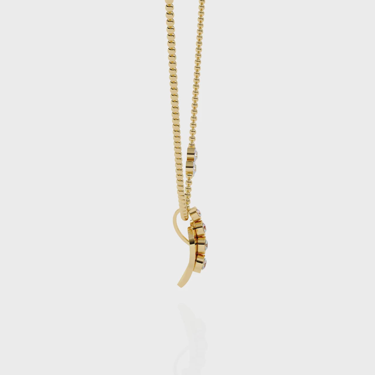 Twinkle Heart Diamond Pendant