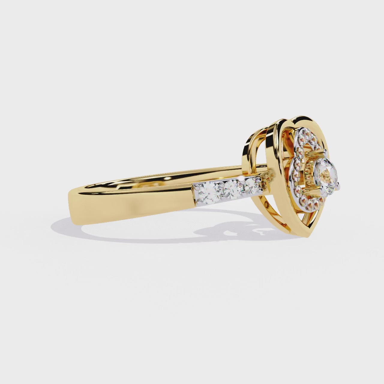 Lilac Diamond Ring