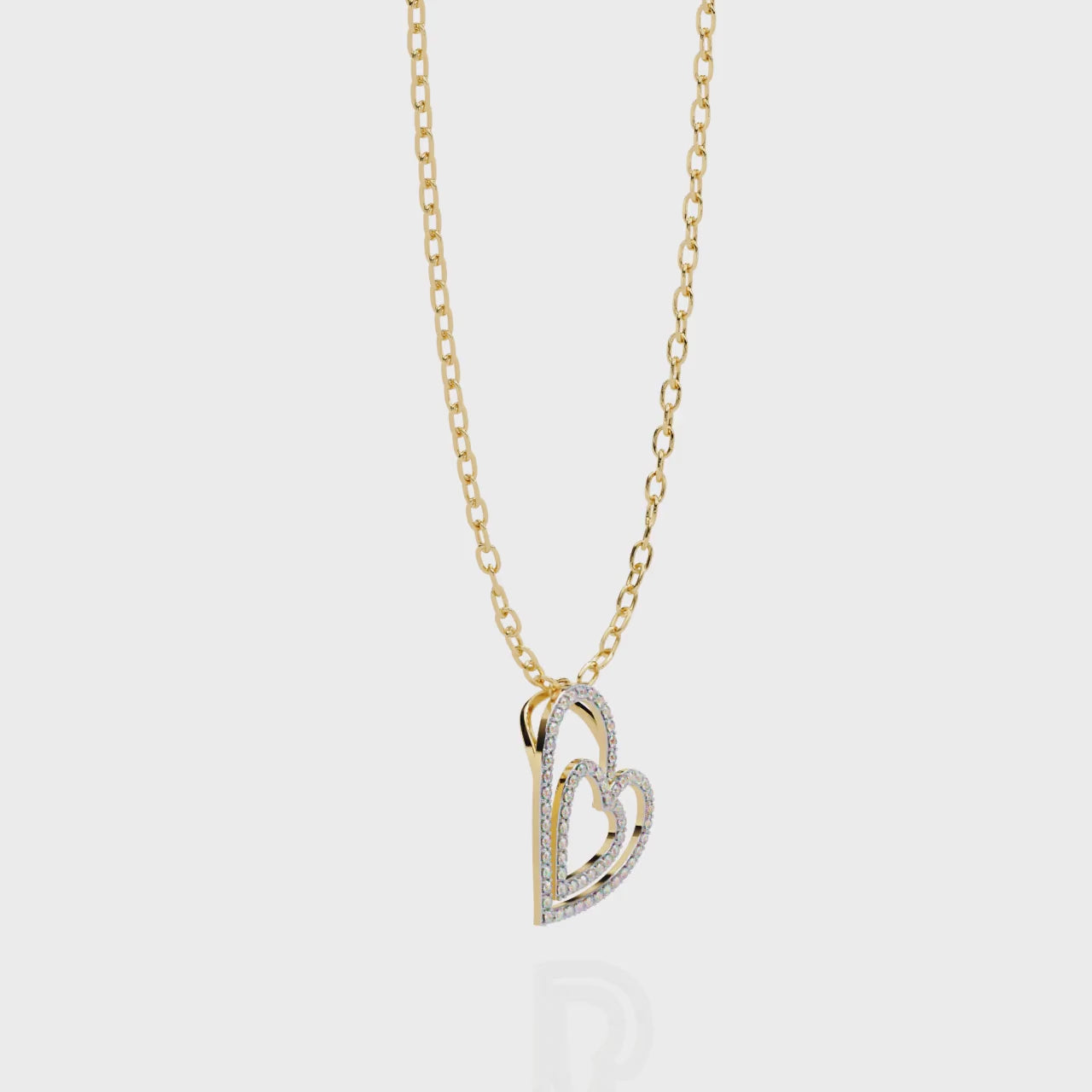 Glimmer Heart Diamond Pendant