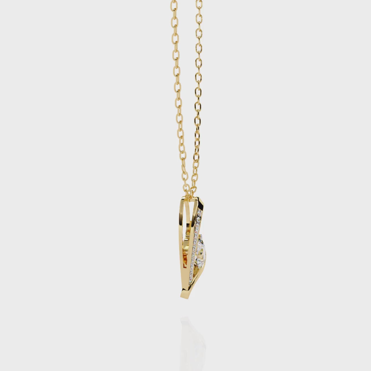 Divine Diamond Solitaire Pendant
