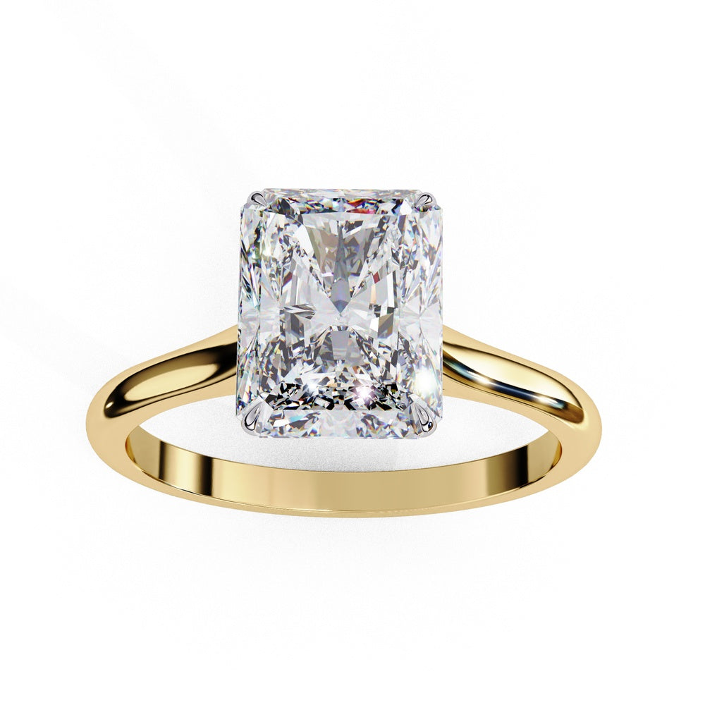 Classic Radiant Cut Solitaire Ring