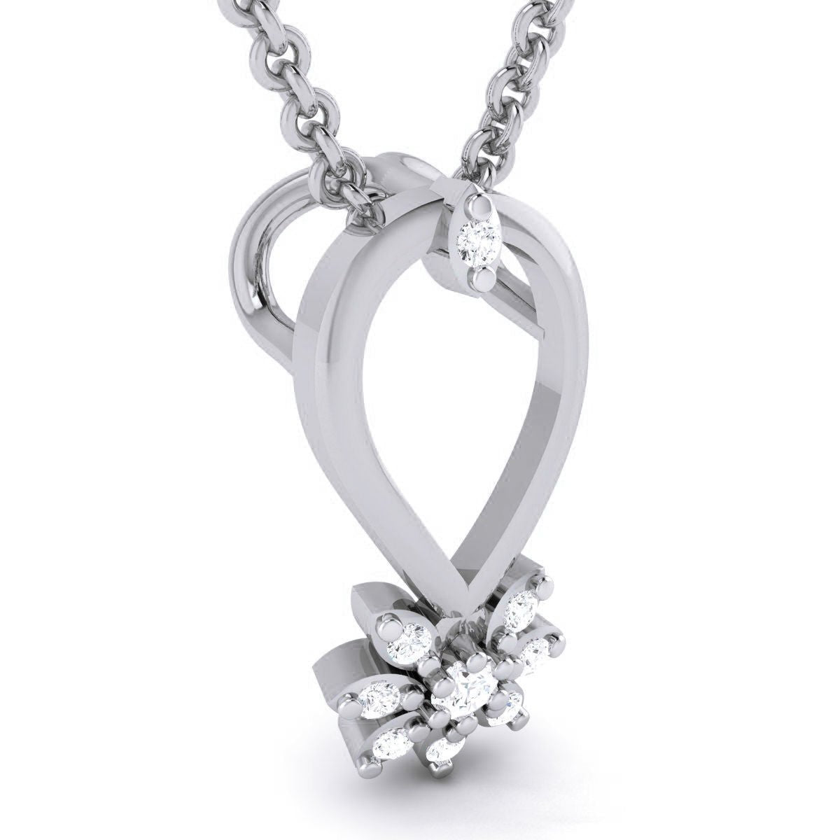 Princess Diamond Pendant