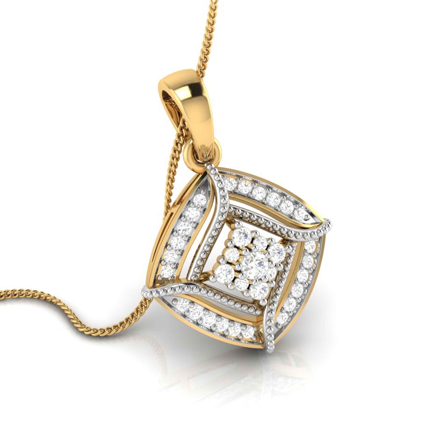 Lucy Diamond Pendant Set