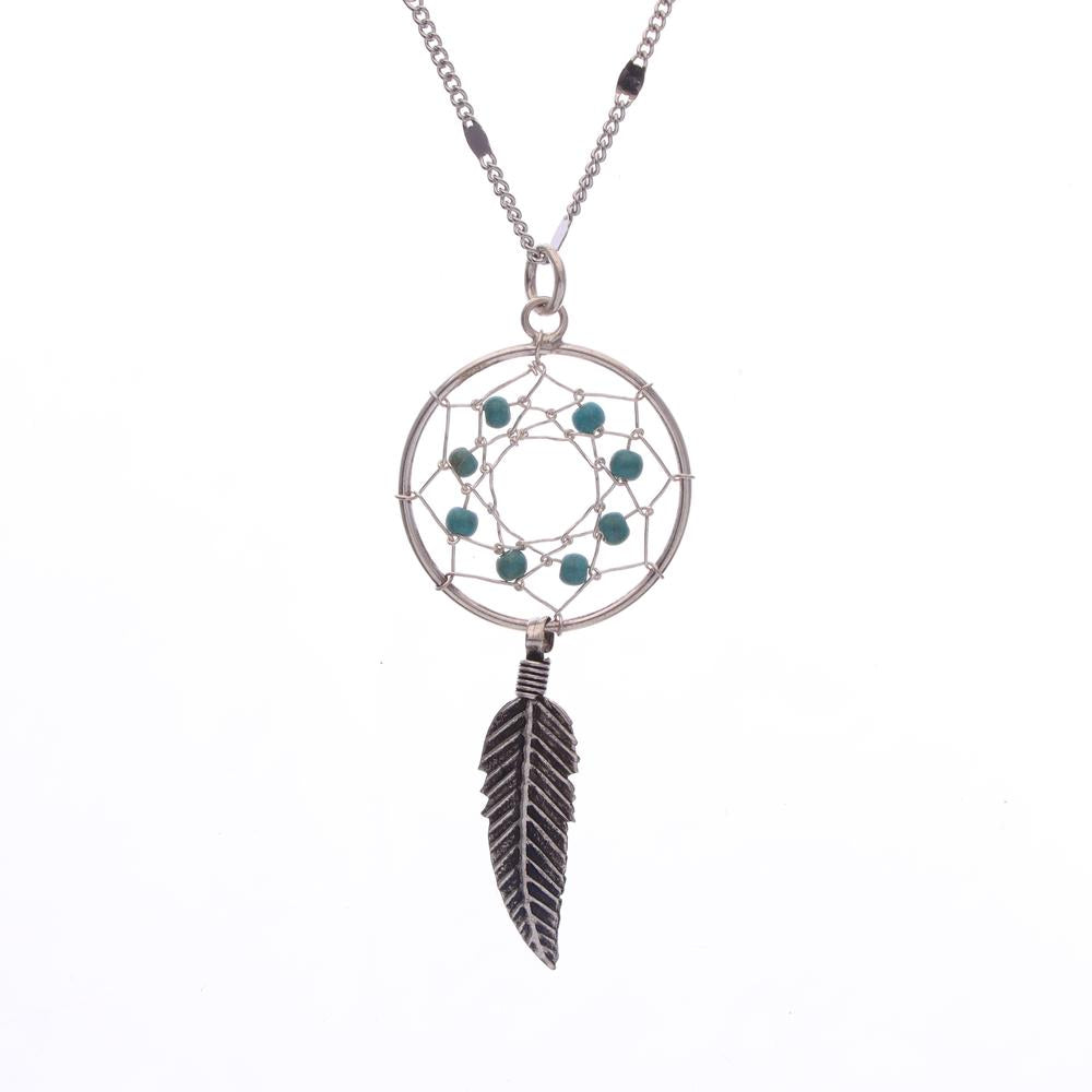 Drool Worthy Dream catcher pendant with chain in 925 silver