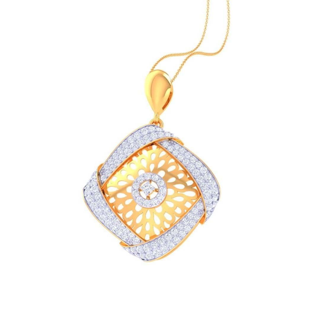 Mia Diamond Pendant Set