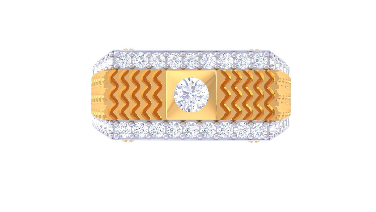 Ashlynn Diamond Mens Ring